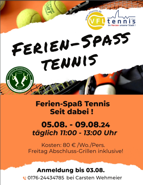 Ferienspaß Tennis